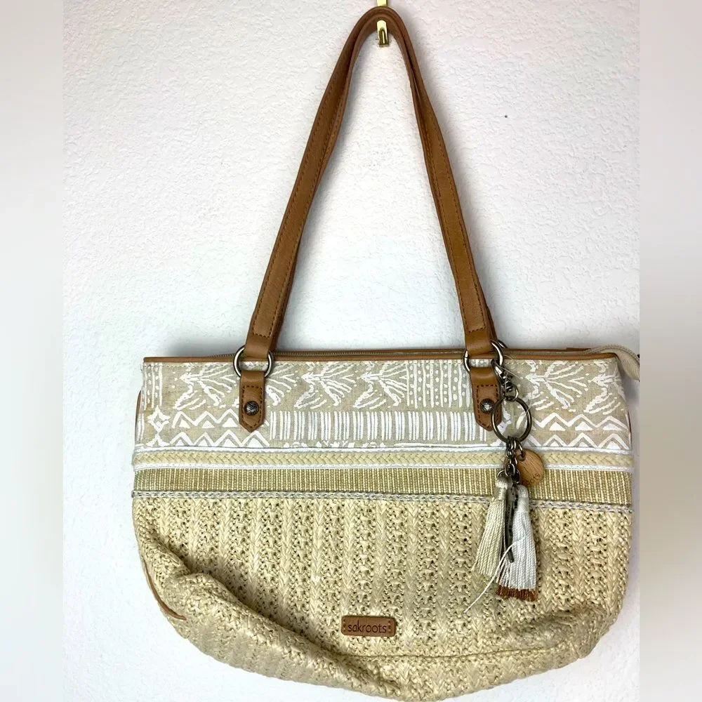 Sakroots NWOT Western/ Southwest vibe bag w/horse charms & tassels
